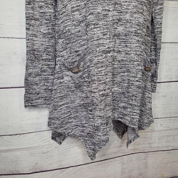 Women's Cowl Neck Assymetrical Tunic Top Medium - Picture 3 of 4